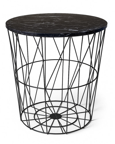 Modern round marble effect - round,