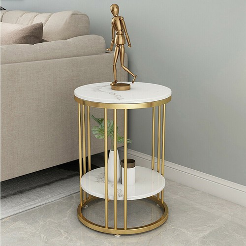Round tier coffee table - table, side