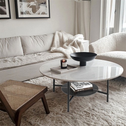 High gloss marble - coffee, table