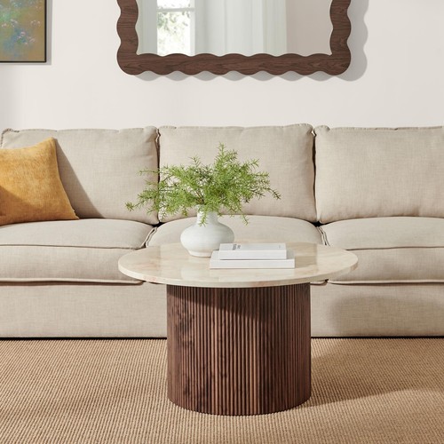 Penrose round walnut - round,