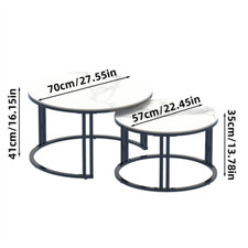 2-style Round Coffee Tables