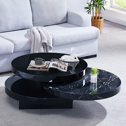 Triplo round rotating coffee - round,