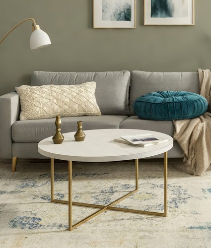 Round coffee table sofa - round,