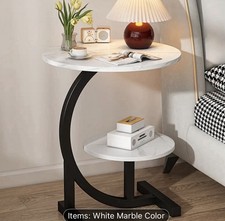 Marble Round Double-Layer Side