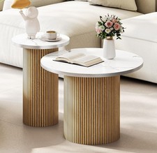 Modern 2pcs Round Coffee Table