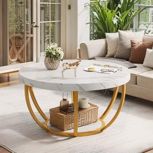 Modern round coffee - coffee, table