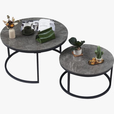 Coffee Table Set of 2 Round
